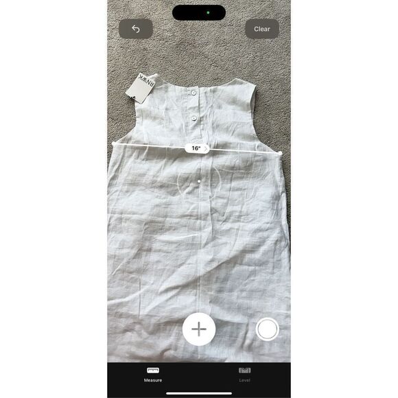 NWT Renwick RNWK Square Neck Linen Shift Dress, $115 XS A13 - Picture 8 of 8